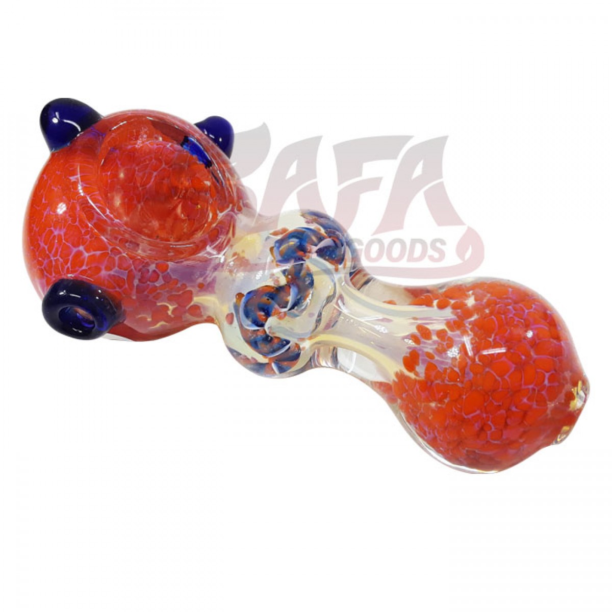 3 Inch Glass Hand Pipes - Fume/Cane/Bumps